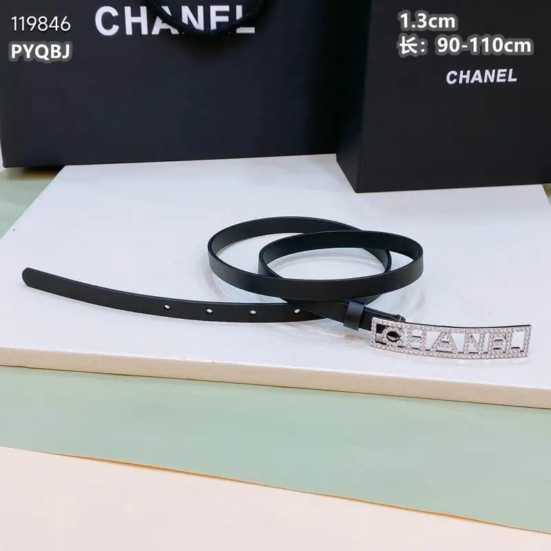 Chanel belt 13mmX90-110cm 8L040802